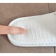 thumbnail image 4 of Zapatillas de punta abierta para invitados Hombres Mujeres Viaje Interior Casa No desechable Hotel Waffle blanco Zapatillas transpirables 1 par, 4 of 5