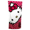 Sanrio The Northwest Company Hello Kitty Happy Kitty Beach Towel, 30 by 60"