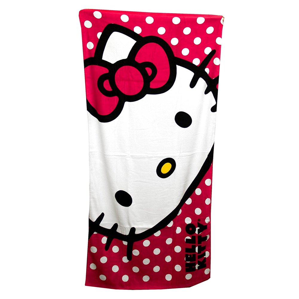 Sanrio The Northwest Company Hello Kitty Happy Kitty Beach Towel, 30 by
