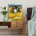 thumbnail image 5 of Rural Farm Watercolor Landscape Canvas Countryside Home Wall Decor Print, 5 of 8