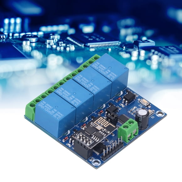 Modulo De Relé Interruptor De Relé Wifi Accesorios Para El Hogar Inteligente Con Microprocesador Y Módulo ​Rk>ESP​-01WIFI