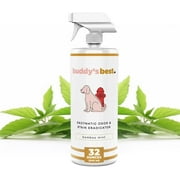 Buddy's Best Pet Odor Eliminator and Stain Remover, Pet Urine Enzyme Cleaner, Bamboo Mint, 32 fl oz
