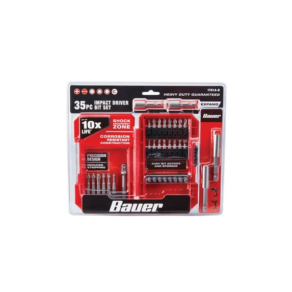 35 Pc Impact Drill and Driver Bit Set