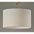thumbnail image 5 of Adesso Chrystie 83.5" Marble & Metal Arc Floor Lamp with Textured Drum Shade, 5 of 8