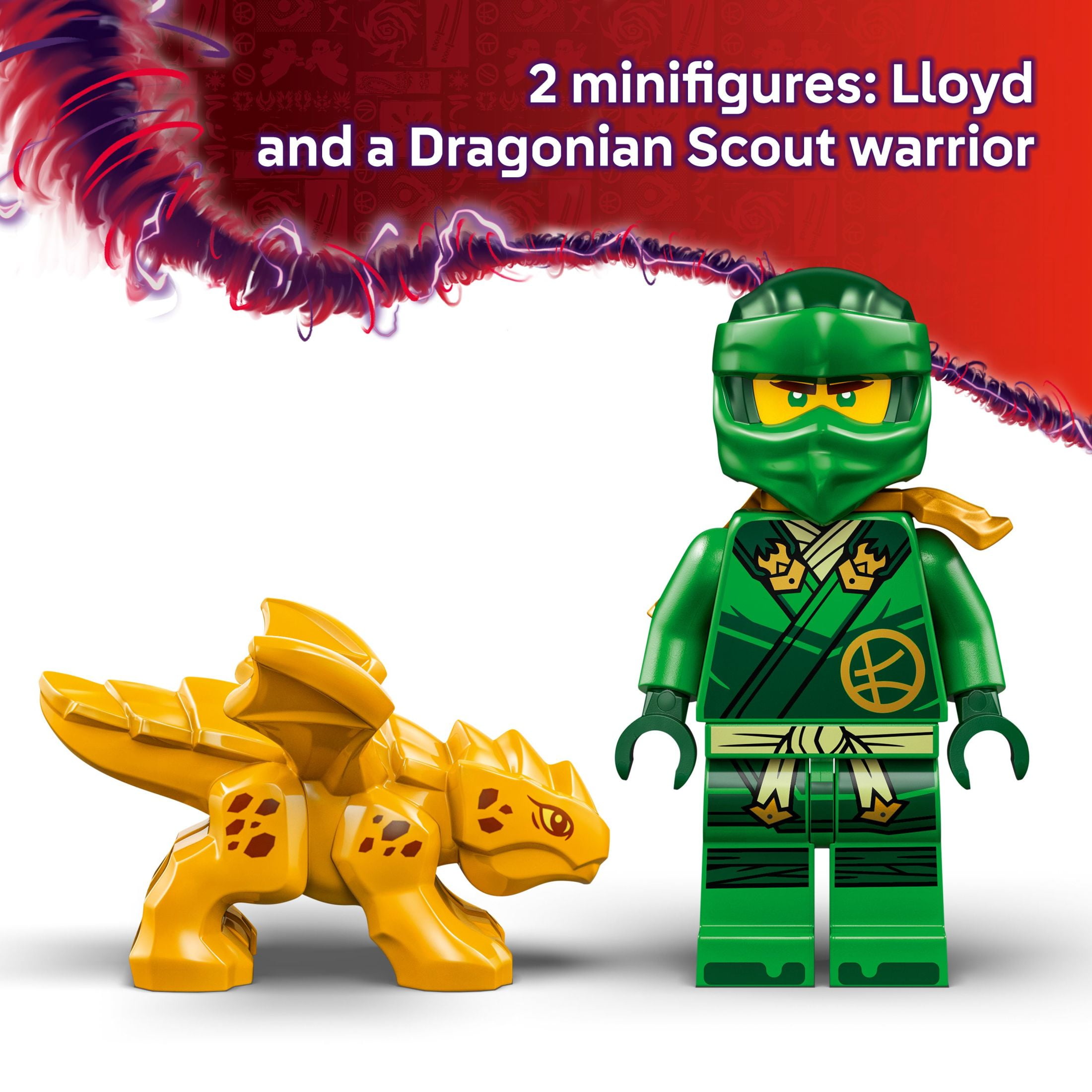 Free Shipping! LEGO NINJAGO Lloyd's Green Forest Dragon Toy