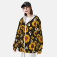 thumbnail image 3 of Fotbe Sunflowers And Bww Chaqueta con Protección Solar UPF 50+ para Hombre y Mujer, Camisa con Capucha y Bolsillos-X-Large, 3 of 7