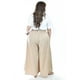 thumbnail image 3 of Pantalon de lino pierna ancha Roman Fashion /Tallas Extras, 9203 (Cafe) cafe 42, 3 of 6