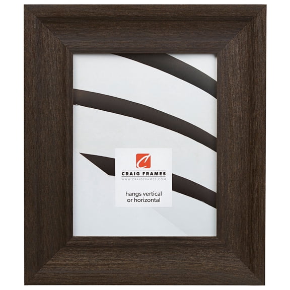 Craig Frames Driftwood 25, 18x36 inch Picture Frame, Weathered Black