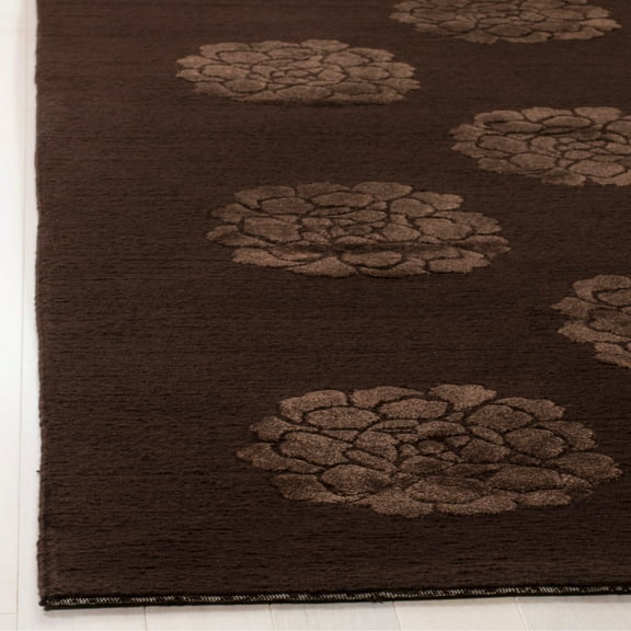 SAFAVIEH Martha Stewart Medallions Floral Area Rug, Onyx, 8'6" x 11'6"