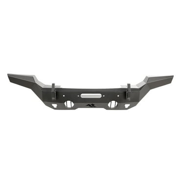 Rugged Ridge by RealTruck HD Bumper, Front for Jeep JK/JL/JT | Full-Width, Steel, Textured Black | 11540.31 | Compatible with 2007-2024 Jeep Wrangler JK/JL; 2020-2024 Jeep Gladiator JT