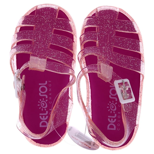 Sandalia Gladiator Girl Jellies - 6 Rosa Del Sol DelSol Gladiator Girl Jellies Sandal - 6 Pink Sandals Niña 1Pair