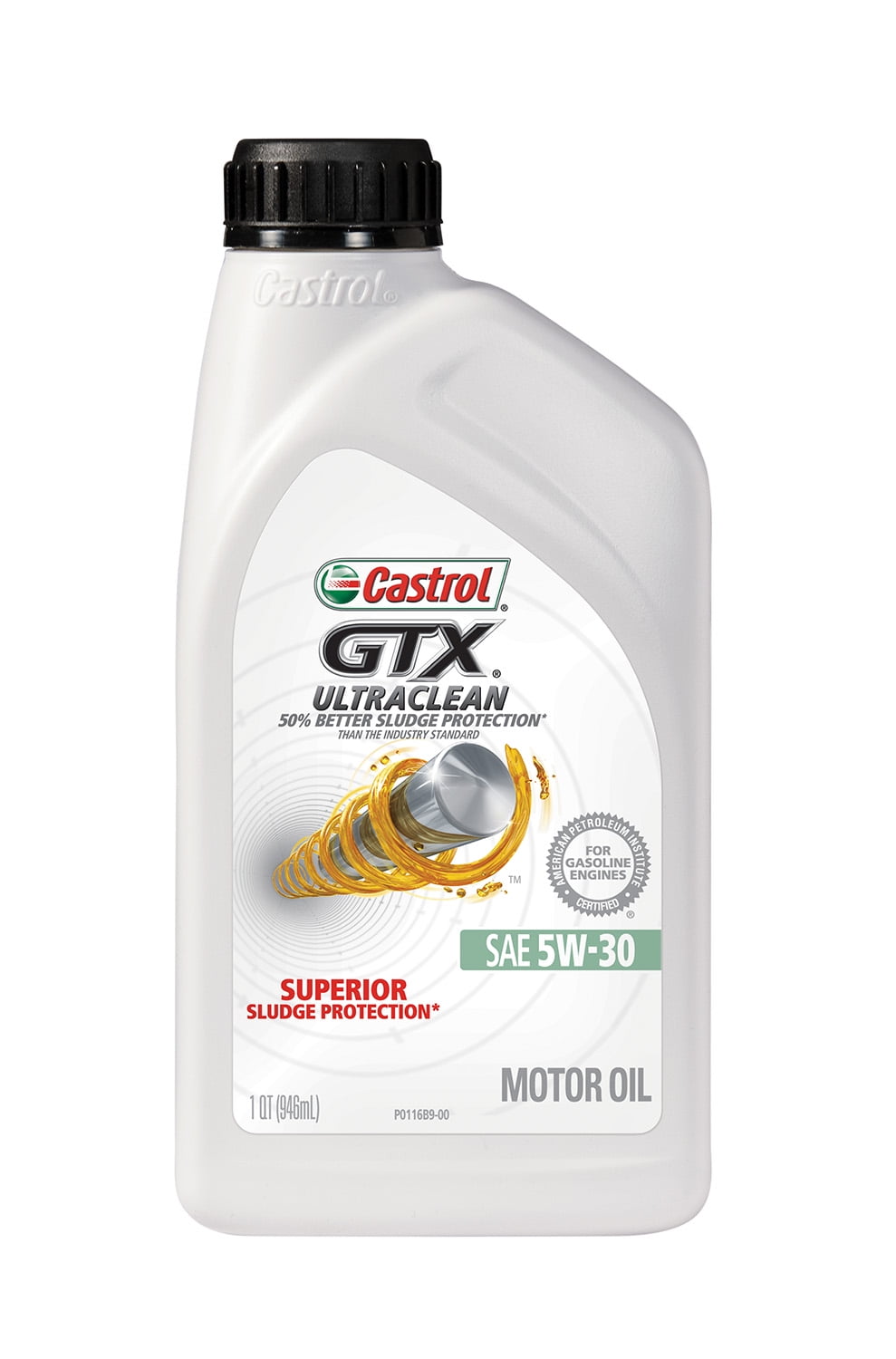 Castrol GTX ULTRACLEAN 5W30 Motor Oil, 1 QT.