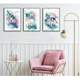 thumbnail image 2 of Tween Teen Girls Bedroom Canvas WallPictures Blue Green Prints Preppy Wall Decor Perfume Makeup Brushes And Headset Music Lover Teenager Posters Painting for Mature Girls Bedroomd, 2 of 6