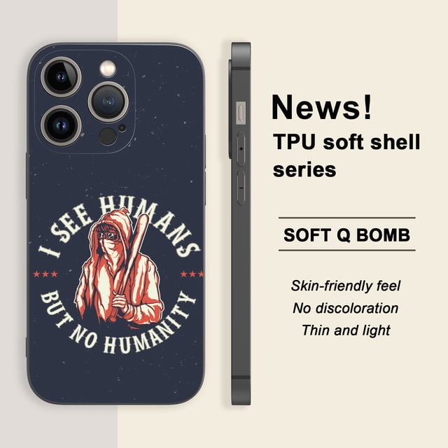 Destaca con una cubierta de teléfono mate con diseño de dibujos animados colorido y caprichoso para protección iPhone15 Pro Max 14 13 12 Pro 11