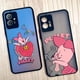 thumbnail image 2 of Matte Case for VIVO Y93 Y91C Y91 Y85 Y77 Y76 Y75 Y73 Y72 Y71 Y53 Y52S Y50 Y35 Y22 4G 5G Case Funda Shell Cute Pink Piglet Anime, 2 of 5