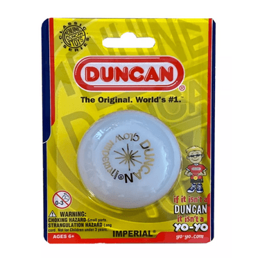 The Original Duncan Glow in the Dark Imperial Yo-Yo, White