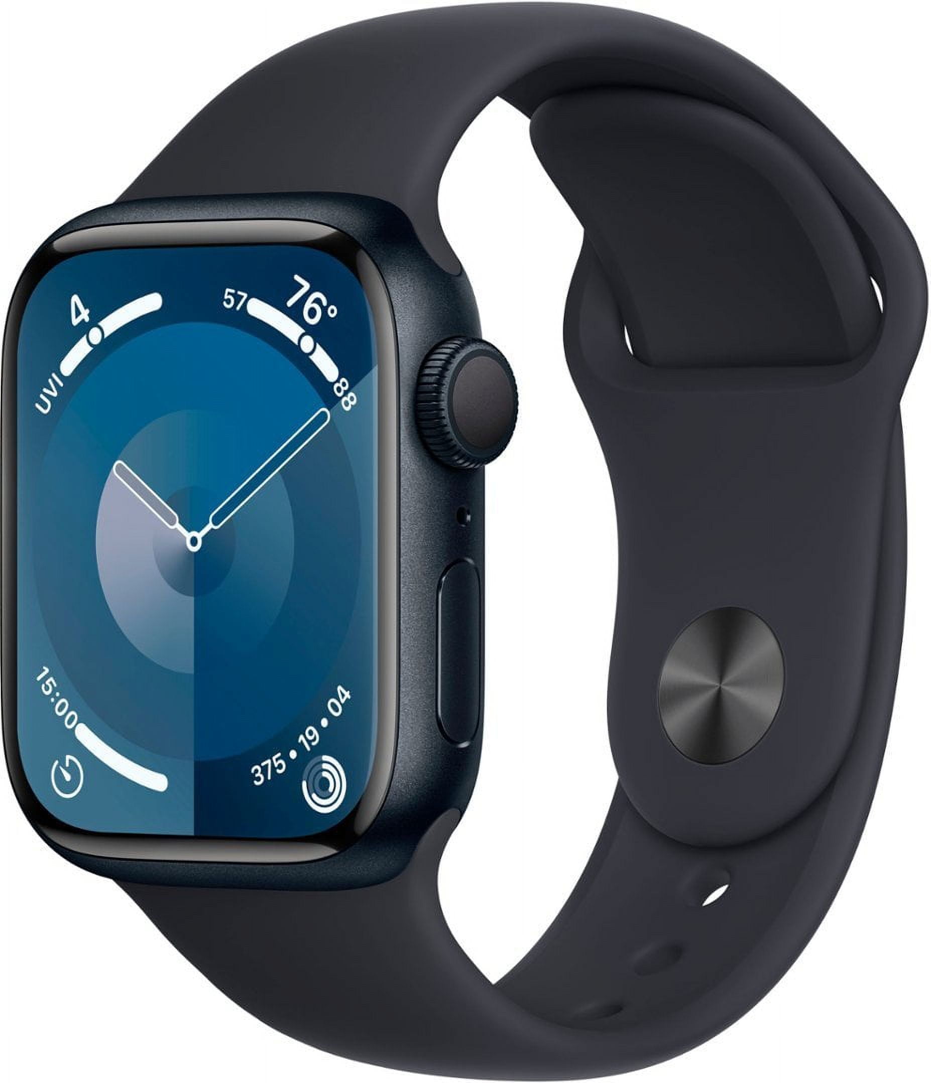 Apple Watch Series 9 GPS, 41mm, Aluminum Case, Sport Band, Fitness