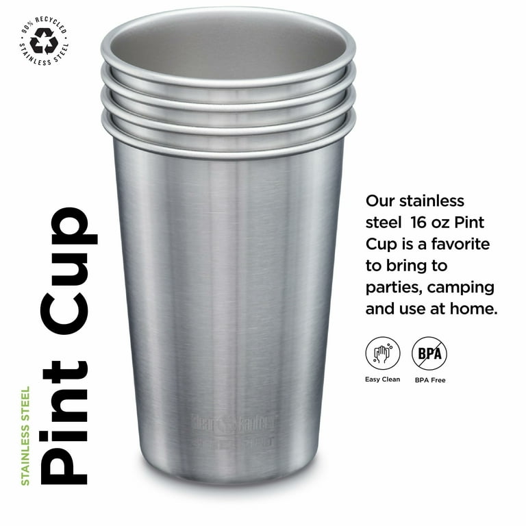 klean kanteen パイントカップ 4pack ステンレス 16oz klean kanteen パイントカップ 16oz 4pack [クリーンカンティーン]