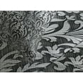 thumbnail image 4 of Ambesonne Grey Quilted Bedspread Set 3 Pcs, Classic Floral Ornament, Queen Size, Grey Black, 4 of 5