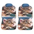 thumbnail image 5 of Fotbe Playful Cat Pattern Automotive Seat Covers for Cars Trucks and SUVs – Car Seat Covers for Front Seats,Protective Seat Covers,Vehicle Seat Covers, Set of 2, 5 of 9