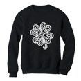 thumbnail image 1 of Tstars Womens St Patricks Day Sweatshirt, Lace Clover Print Gift for Her Irish Women Sweatshirt, 1 of 3