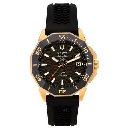 Bulova Marine Star HPQ Precisionist Quartz Brown Dial Men's Watch 98B421