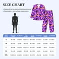 thumbnail image 4 of Pofeuu Tropics Leaf Print Men's Long Sleeve Pajama Set Pijamas Para Hombres Pijamas Para Hombres Mens Pajamas Set-Large, 4 of 7