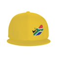 thumbnail image 2 of ZICANCN Nation Africa Map Flag Baseball Caps, Trucker Hats for Men And Women, Adjustable Breathable Flat Caps, Yellow, 2 of 8