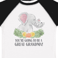 thumbnail image 4 of Inktastic You're Going to be a Great Grandma Elephants with Flowers Boys or Girls Toddler T-Shirt, 4 of 5