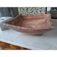 thumbnail image 2 of Lavabo Ovalin de Marmol Travertino Rojo DM Home Muebles y Decoracion Cuadrado, 2 of 3
