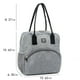 thumbnail image 3 of Fiudx Bolsa Térmica para Almuerzo, a Prueba de Fugas, Tela Duradera, Impermeable y Resistente a Las Manchas, Ideal para El Trabajo, La Escuela, Picnics y Viajes. Ligera. Tamaño: 27 X 27 X 16 Cm., 3 of 6