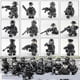 thumbnail image 2 of 12pcs Black Swat Police Minifigure Building Block Accessories Military Toy. Fun for kids!, 2 of 4