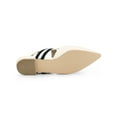 thumbnail image 5 of BLISSFUL STEP Women's Pointed Toe Slingback Mules, 5 of 8