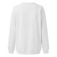 thumbnail image 4 of Haut de sous-Vêtements Thermiques pour Femmes en Liquidation, Chandail à Capuche en Polyester pour Femmes, Chandails en Molleton Col Rond pour Femmes, Hauts Décontractés Tendance à Manches Longues pour Adolescentes, Chandail en Molleton Col Rond, Vêtements, Tenues 2024, 4 of 5