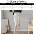 thumbnail image 5 of Knee-Length Slit Pencil Skirt Business Skirt, 5 of 5