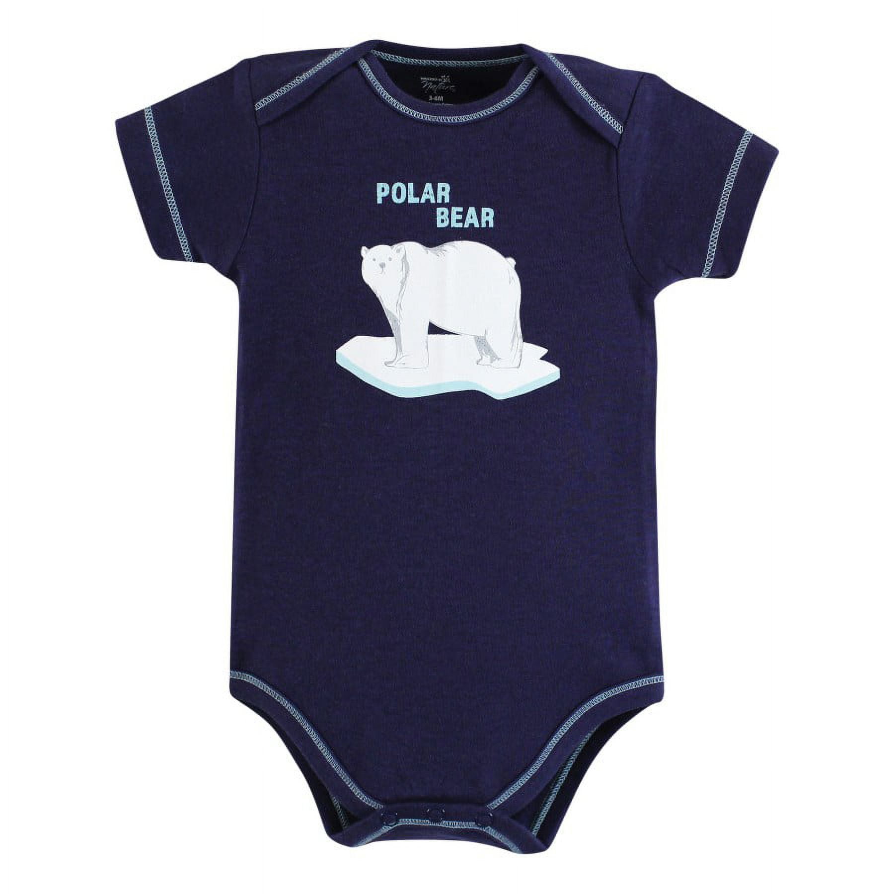 Touched by Nature Organic Cotton Bodysuits, Endangered Sea Animals, 0-3 Months