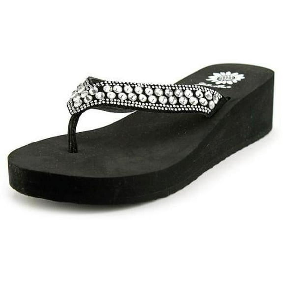 Yellow Box Womens Sparrow Leather Split Toe Casual Platform Sandals