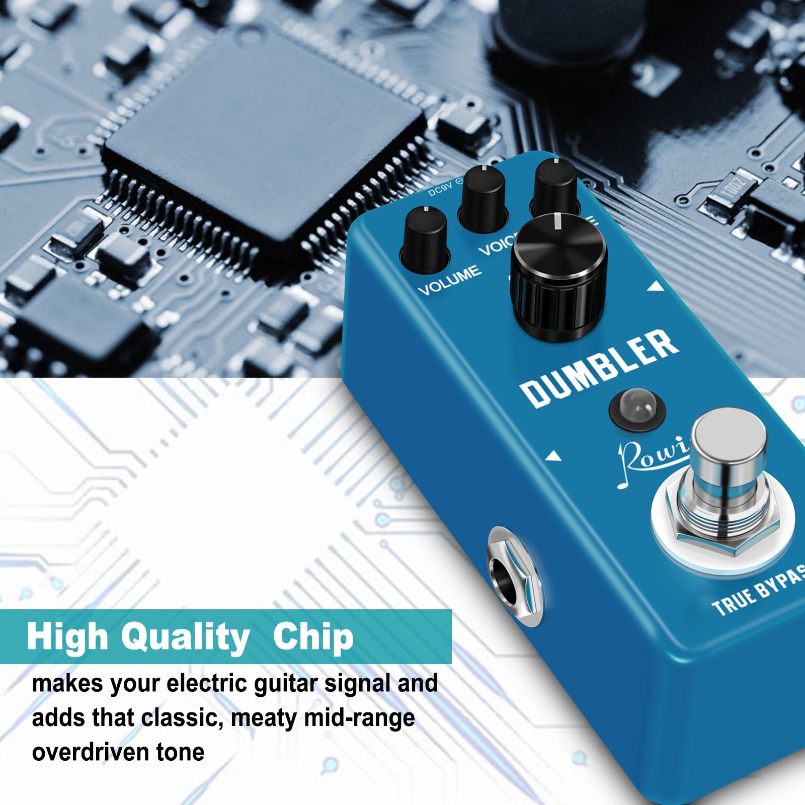 Rowin Dumbler Overdrive Guitar Effect Pedal Pure Analog True Bypass LEF-315