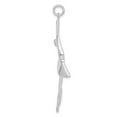 thumbnail image 2 of 925 Sterling Silver Polished Ballerina Pendant Necklace 58.7x17.8mm Wide Pendant for Women, 2 of 4