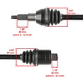 thumbnail image 2 of for Polaris Sportsman 500 4X4 1999-2002 Rear LH RH CV Joint Axle w/ Bearing, 2 of 4