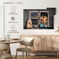 thumbnail image 5 of Elephant Stock Nautical Ocean Window Wall Art - Nautical Canvas Canvas - 45" x 30", 5 of 8
