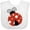AA-White, variant on Inktastic Ladybug, Cute Ladybug, Red Ladybug, Ladybird Girls Baby Bib