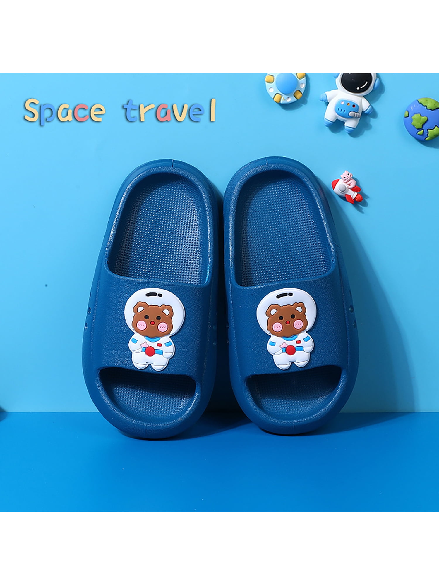 Tenmix Child Shower Casual Slides Backless Slippers Girls Sweatwicking