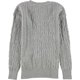 thumbnail image 2 of Suéter de punto de Cable Ralph Lauren para mujer Gris Extra Pequeño, 2 of 2
