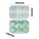 thumbnail image 3 of Utensilios de cocina, accesorios de cocina, una práctica bandeja de hielo para uso doméstico, apta para diversos tipos de vino y bebidas, que realza el sabor de 6 bolas de hielo. Compartimento de sili, 3 of 9
