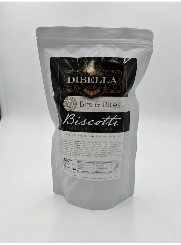 Dibella Biscotti Broken Bits and Bites, Double Chocolate Fudge, 11 oz  Same Great Biscotti Just Imperfect Broken Shapes