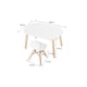 thumbnail image 4 of Mesa y silla infantil de madera moderna, duradera y fácil de limpiar, 4 of 4