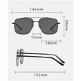 thumbnail image 3 of Polarized HD Driving Large Frame Men's Sunglasses Outdoor Cycling Sunglasses (Color : D, Size : 1), 3 of 4