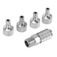 thumbnail image 4 of Airbrush quick disconnect coupler release fitting Adapter with 5 Male fitting, 1/8" M-F, 4 of 5