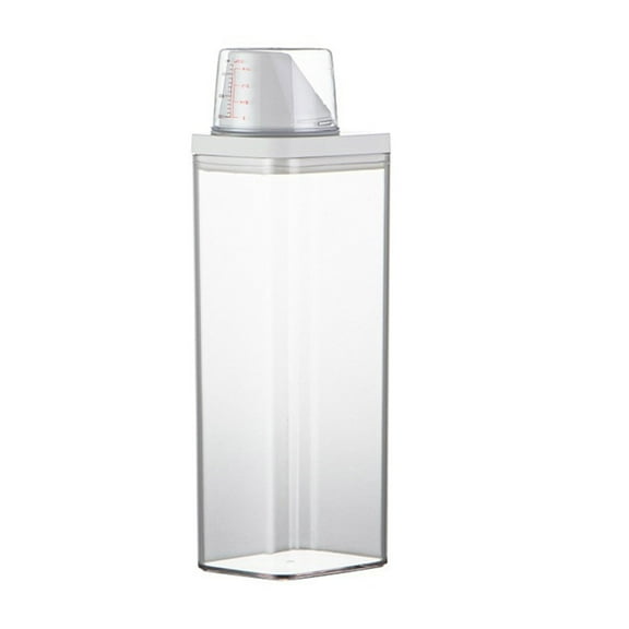 Functional Airtight Laundry Detergent Powder Storage Box Container with Lids